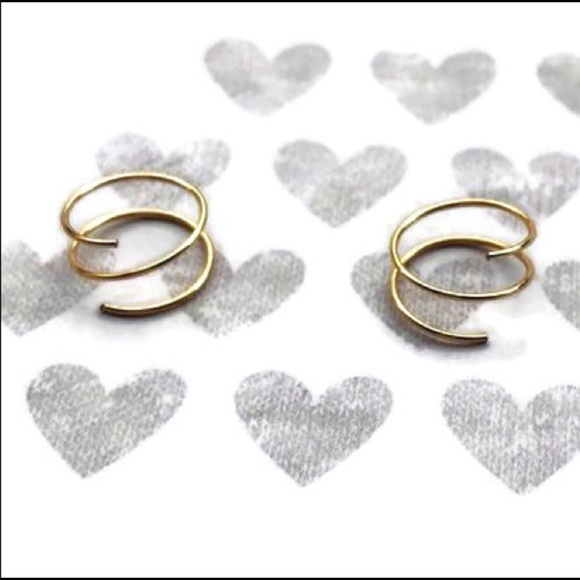 🌟Double Nose Ring/Hoop for SINGLE Piercing - Picture 4 of 7